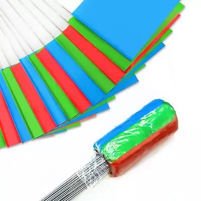 Marking Flags Marker Flags For Lawn 15x4x5 Inch | 100 Pack Red&Green&Blue L • $15.37