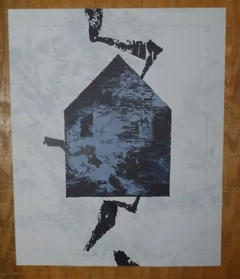 Keith Achepohl  States Of Mind  LIMITED EDITION LITHOGRAPH Lakeside Studio 1975 • $100