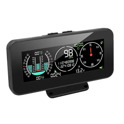 £62.27 • Buy Car GPS Speedometer KMH MPH HUD Head-up Dispaly Inclinometer Slope Meter Compass