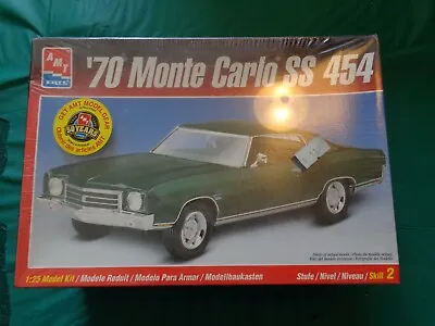 AMT Ertl '70 Chevy Monte Carlo SS 454 Skill 2 Model Kit 1:25 Scale NIB • $29.99