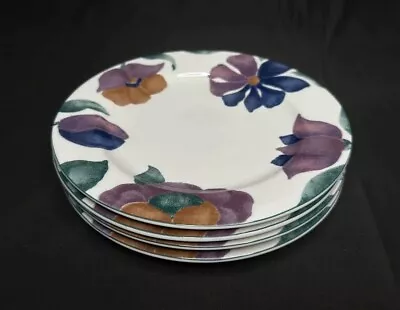 Set Of 4 Victoria & Beale Toujours Porcelain Floral Salad Plates 7-3/4” • $29.99