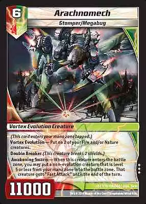 Kaijudo X3 ARACHNOMECH Rare #159/160 15VTX (Playset) Vortex DUEL MASTERS 2014 • $1.02