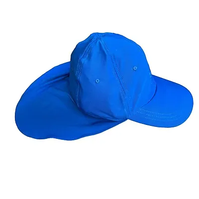 Coolibar UPF 50+ Men's Women's Hayden Chlorine Resistant Sport Hat Royal Blue • $29.95