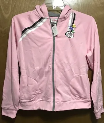 Disney Store Tinkerbell 53 Full Zip Women's Jacket Hoodie NWT NEW Size Medium • $24.99