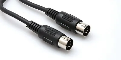 HOSA MID-315BK 15ft 5-pin DIN To Same MIDI Cable NEW!!! • $13.83