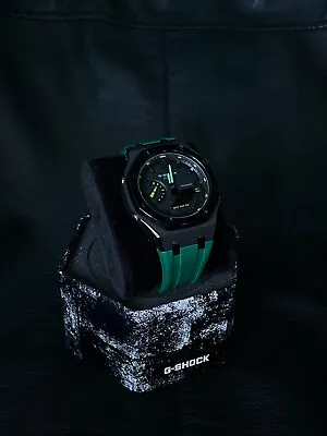 Custom Casio G-Shock GA-2100 AP Casioak Mod Green/Black • $330