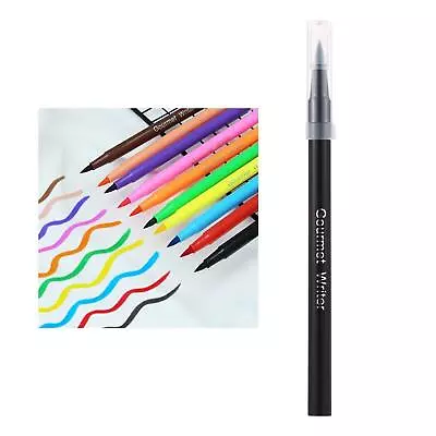 Food Coloring Pen Food Grade Edible Markers Decorating Painting Black • £5.18