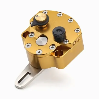 Universal Adjustable Steering Damper Stabilizer Safety Control Motorcycle Gold • $112.99