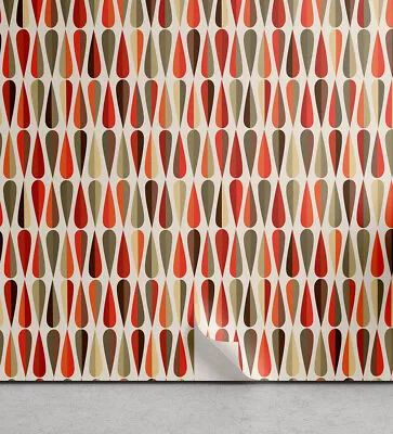 Geometric Wallpaper 70s Retro Style • £11.99
