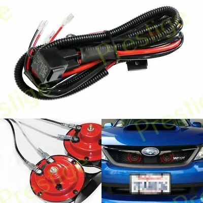 12V Horn Wiring Harness Relay Kit Car Grille Mount Blast Tone Horns For SUBARU • $19.95