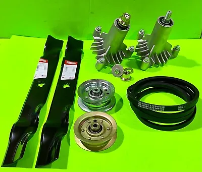 Lt3000 42  Mower Deck Rebuild Kit Spindles Blades Belt Idlers Fits Craftsman • $57.61