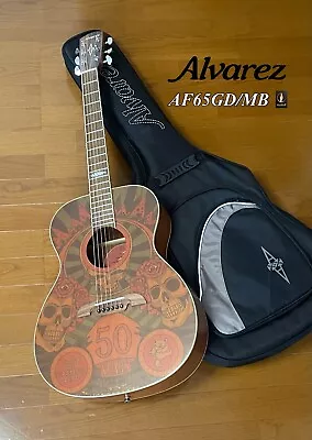 ALVAREZ AF65GD/MB Grateful Dead 50th Anniversary Acoustic Guitar Montage K.Yairi • $420.73