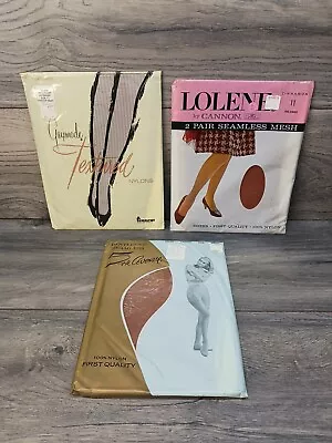 Vintage Lot Of 3 NOS Pantyhose Different Brands • $20.29