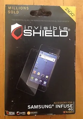 $7.50 • Buy ZAGG Invisible Shield/ Screen Protector For Samsung Infuse 4G