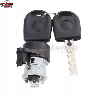 Ignition Lock Cylinder W/ Keys Set For VW Sedan VW Beetle Jetta Golf 3B0905855C • $17.97