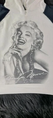 $22.03 • Buy Marilyn Monroe  Hollywood Icon Legend 2-tone Hoodie Pullover Shipped Promptly 💨