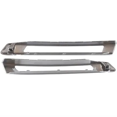 Pair Left Right Fog Light Grill Trim Cover For Mercedes X164 GL350/450 08-12 • $42.47