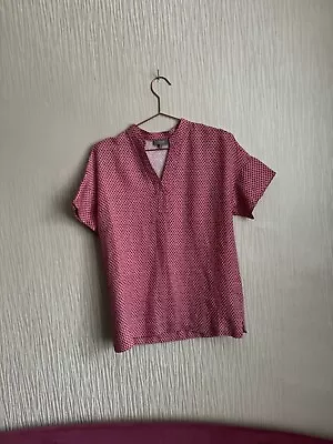 Jaeger Women 100% Linen Top Size 6 • £12.62