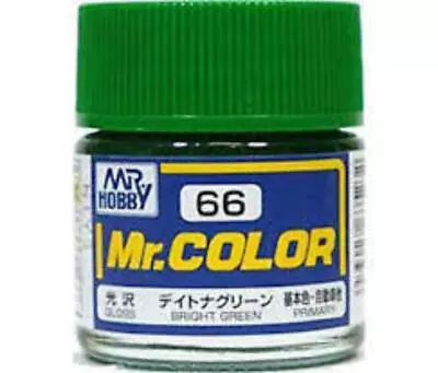 Mr. Hobby Mr. Color Lacquer C066 Gloss Bright Green C66 10ml • $2.69