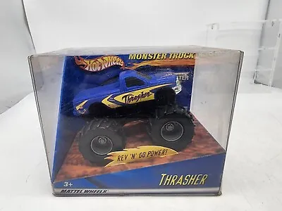 Hot Wheels Monster Truck Thrasher Rev 'N' Go Diecast • $9.95