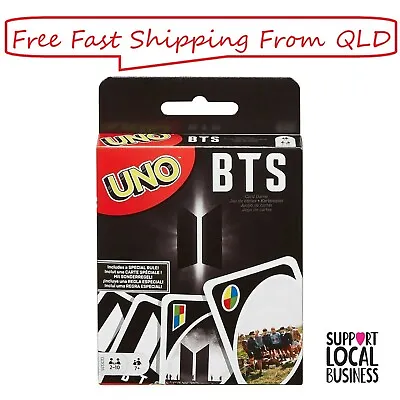 UNO BTS K-Pop Dance Music CARDS GAME Special Edition Mattel Party Fun Card Game • $11.88