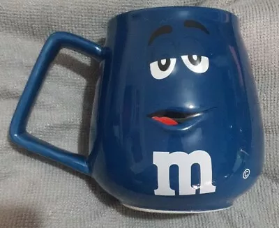 Blue M&M Mars Coffee Cup/Mug Cartoon Large Capacity Ceramic Drinkware Mug 2017 • $20