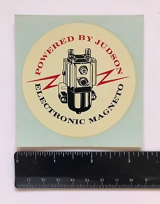 Original Vintage Powered By Judson Electronic Magneto Decal - VW Porsche Speed • $20