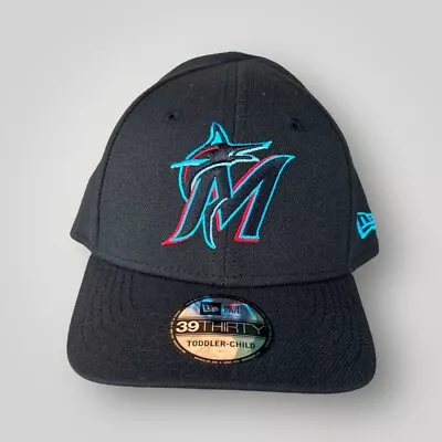 Miami Marlins Black Toddler Child Youth Hat MVP Authentic MLB Baseball Team NEW • $21