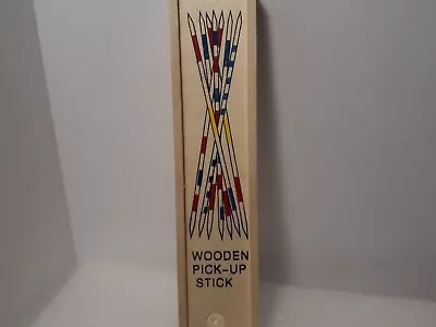 Mikado Spiel Wooden Pick Up Sticks Set Traditional Game With Box W/ Instructions • $4.88