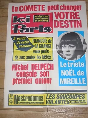 Hanger   Here Paris   / Mireille Mathieu/Motorcyles 70 / Mint • $21.55