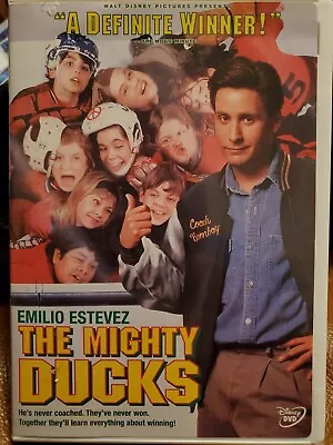 The Mighty Ducks EMILIO ESTEVEZ HOCKEY SPORTS COMEDY VERY GOOD DVD • $5.99