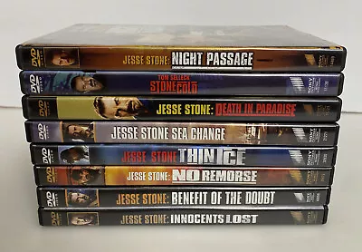 $17.50 • Buy Jesse Stone Series Lot Of 8 DVDs 1-8 - Tom Selleck