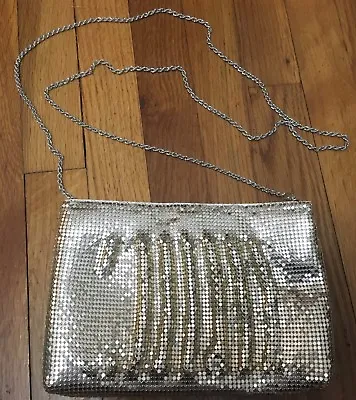 New Artistry Womens Handbag Purse Evening Bag Gold Mesh Holiday Party • $6