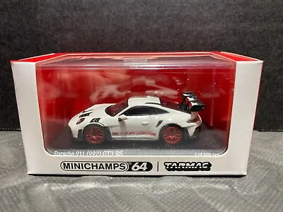 1/64 Minichamps Porsche 911 (992)gt3 Rs White 1 Of 999 • $32