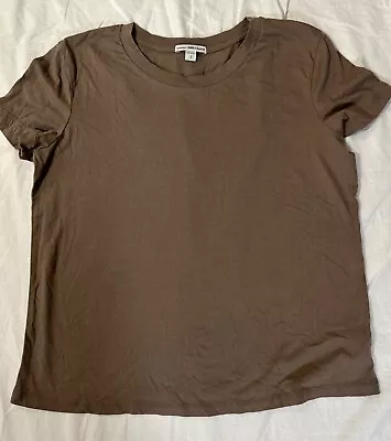 James Perse Women Vintage Little Boy Crew Neck T-Shirt Size 2 • $30