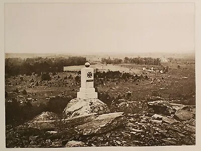 Civil War Gettysburg Military Battle-Field Monument Pennsylvania 1893 Photo • $25