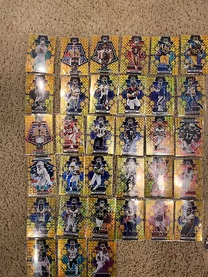 2023 Mosiac Football Lot Featuring  Thunder Lane Silver... Yellow • $10