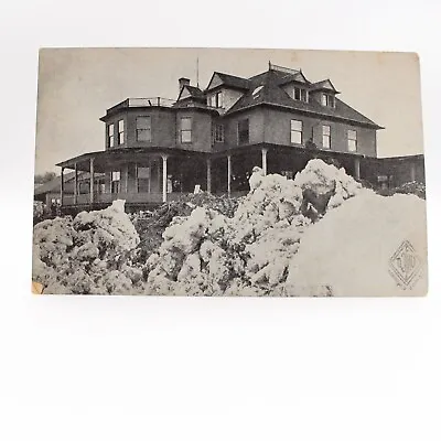 Vintage Lewiston New York NY Ice Jam On The Niagara River Postcard • $4.49