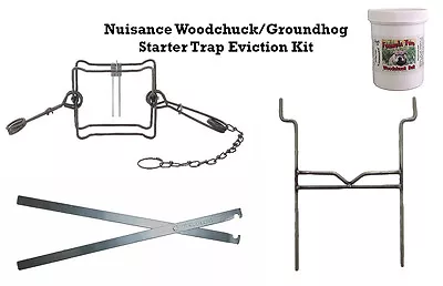 PcsOutdoors Nuisance Woodchuck/Groundhog Starter Trap Eviction Kit • $30.95