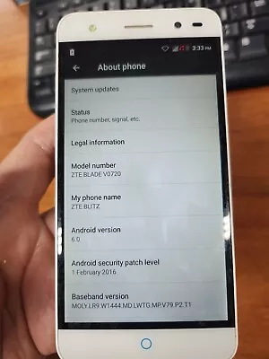 Optus ZTE Blitz V0720 LTE Mobile Phone Locked To Optus • $50