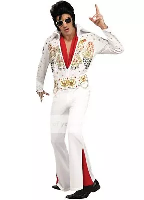 Mens Adult Elvis NOW Deluxe Elvis Presley Costume • £84.52