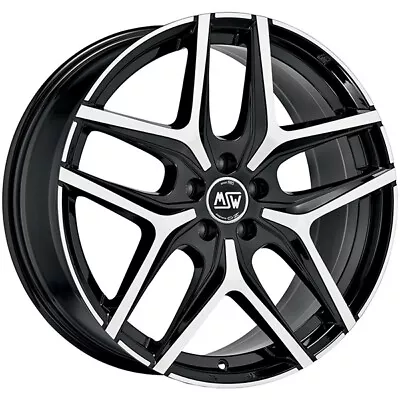 Alloy Wheel Msw Msw 40 10x20 5x112 Gloss Black Full Polished W1931550156 • $417