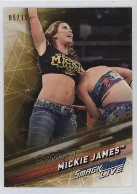 2019 Topps WWE Smackdown Gold /10 Mickie James #36 • $47.14