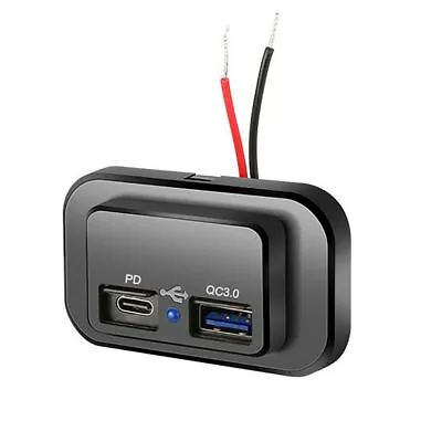 Dual Phone Fast Charger Adapter PD Type C USB QC 3.0 Port Car Truck Accessory J5 • $12.39