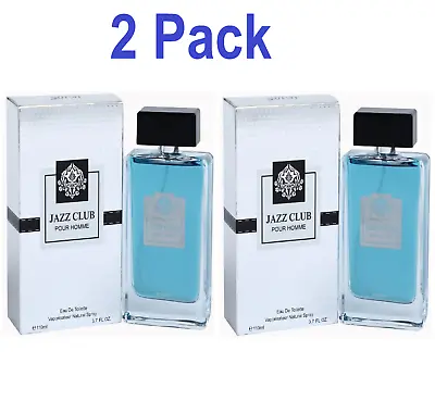 2 X Jazz Club Men's Perfume EDT Spray Mens Fragrance Aftershave For Him 100ml • £22.85