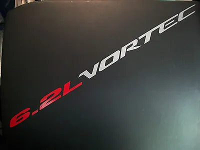 6.2L VORTEC (2) Hood Sticker Decals Emblem Chevy Silverado GMC Sierra 2500 HD • $9.95