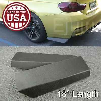 Pair 18  Rear Bumper Lip Apron Splitter Diffuser Valence Bottom Line For  Chevy • $39.96