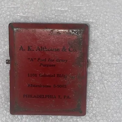Vintage A.K. Althouse & Co. Philadelphia Pa Advertising Metal Clip • $12.95