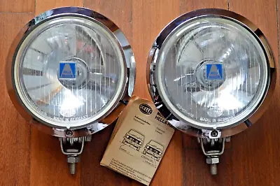 Vintage NOS HELLA 144 DRIVING SPOT LIGHTS Porsche Bmw Mercedes VW Split Oval Bus • $599