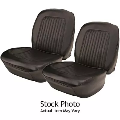 PUI 67AS10U Bucket Seat Upholstery 67 Chevelle Blk Pair • $262.95